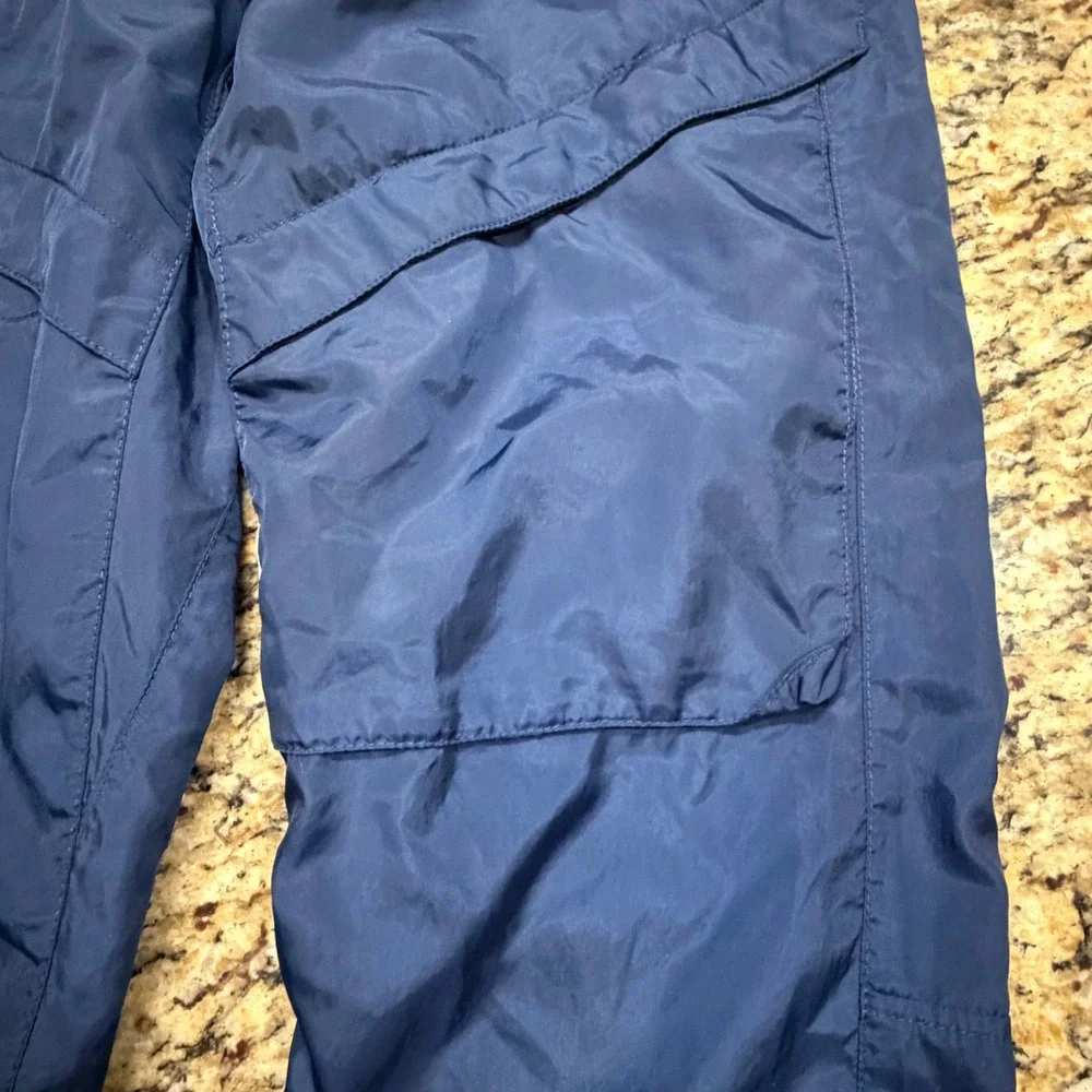 Nike Boys Large Navy Blue Windbreaker Track Pants Joggers Nylon L‎ Boys Girls